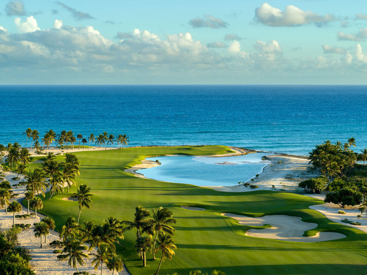 Punta Espada Golf Club — oceanfront par 3 with Caribbean Sea, Cap Cana